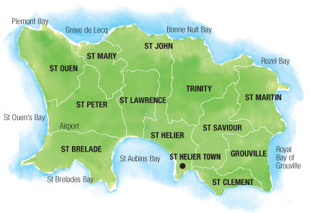 Carte de Jersey